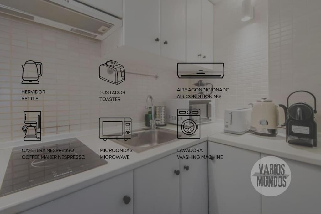 Super Cool Apt Para 4Pax En Plaza De Chueca Madrid Buitenkant foto